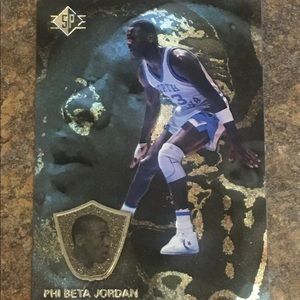 Vintage Jordan Phi Beta Jordan Sports Memorabilia Collectors Card - VGC.